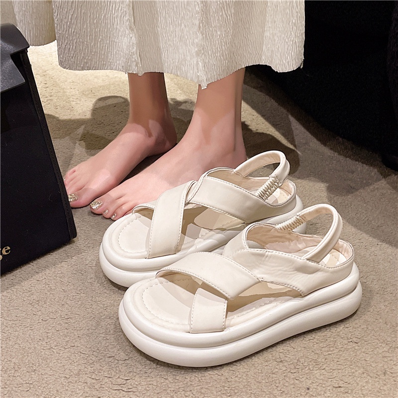 FEIJIANU dép sandal nữ giày sandal nữ dép đế cao đi biển Thoải Mái Xinh Xắn 30Z23072503