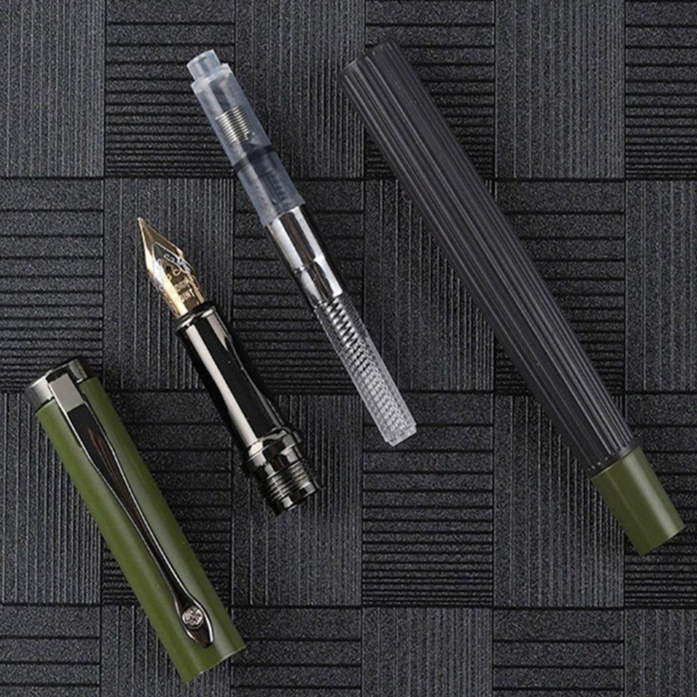 Bút Máy Mực MMLUCK Kết Cấu Kim Loại Sang Trọng Phong Cách Retro Ngòi 0.5mm