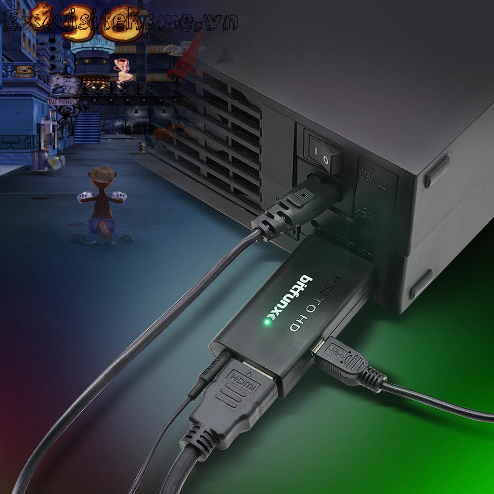 Bộ Chuyển Đổi Âm Thanh / Video PS2 Sang HDMI Cho Tất Cả PS2