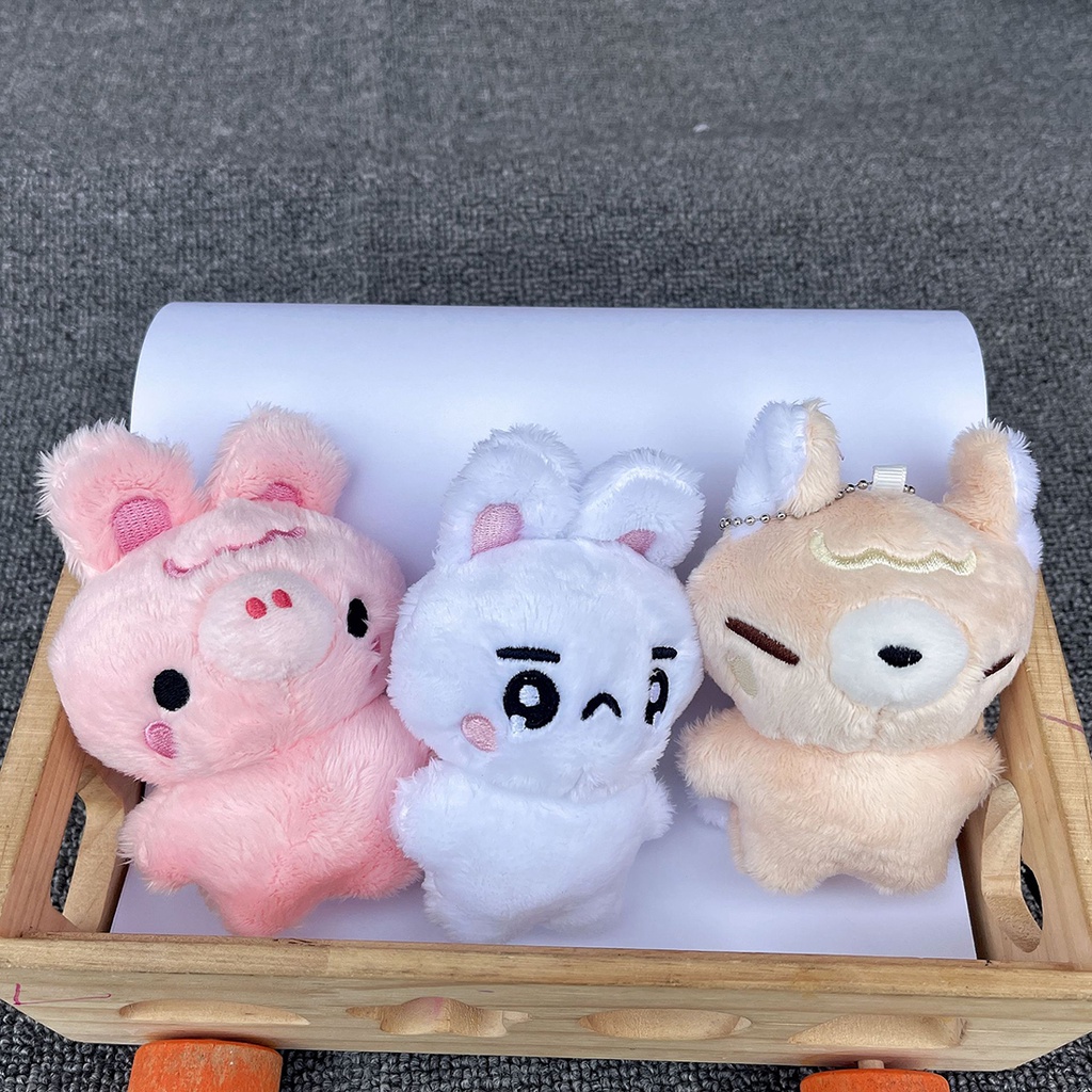 Quạt Đồ Chơi 10cm In Hình Nhóm Nhạc Stray Kids Bang Chan Lee Know Changbin Hyunjin Felix Plushe Q