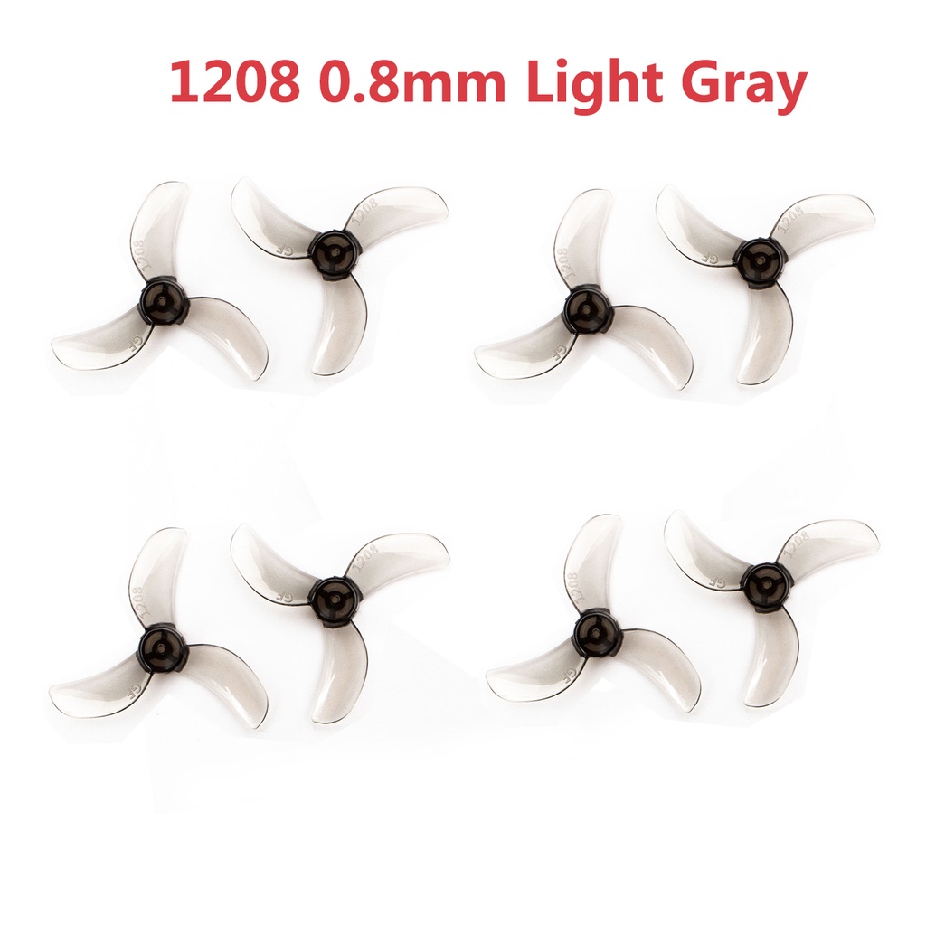 Gemfan 4 Cặp  1208 3-Blade / 1209 4-Blade 31mm Cánh quạt PC 0.8mm 1mm 1.5mm cho FPV Freestyle Tinywoop Đồ chơi máy bay