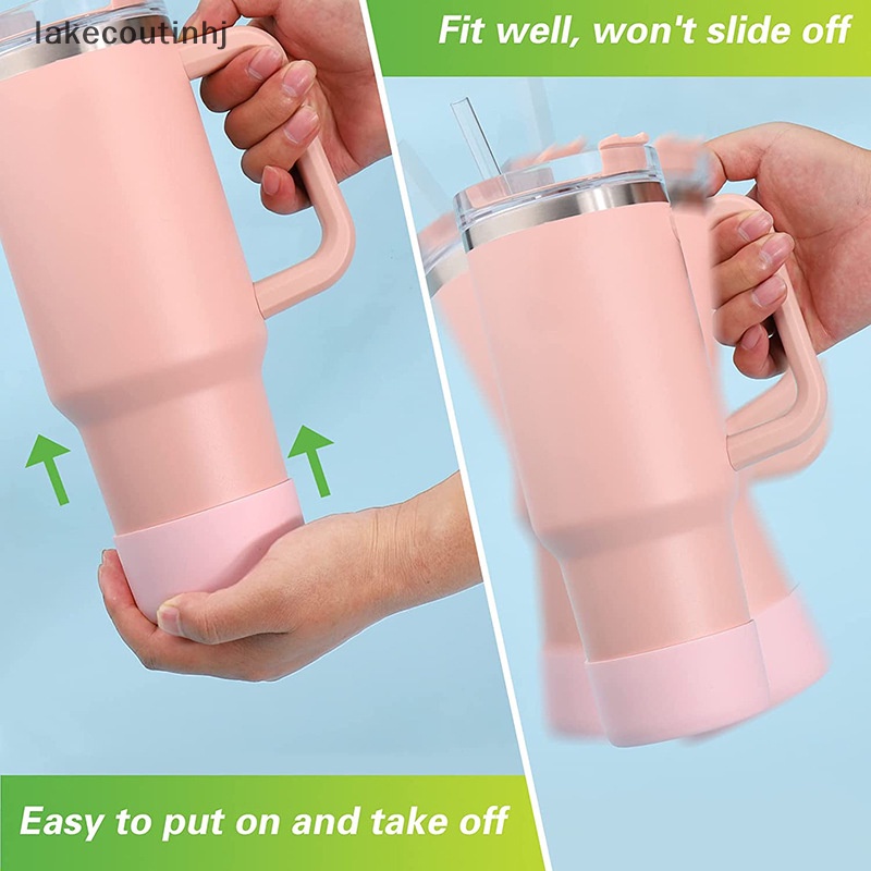 Vỏ Silicone Bọc Cốc Nước Stanley Quencher Adventure 40oz Có Tay Cầm & Stanley Icelow 20oz 30oz
