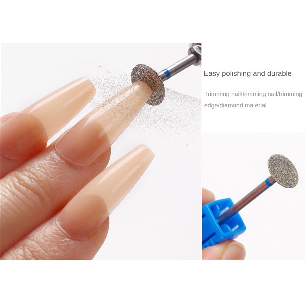 ♕ Nail Art Emery Đầu Mài Móng Tay Hình Đĩa Bay Mài Chân Loại Bỏ Da Chết Đầu Đánh Bóng Móng Kim Cương Dụng Cụ Làm Móng Cho Tiệm Nail UPBEST