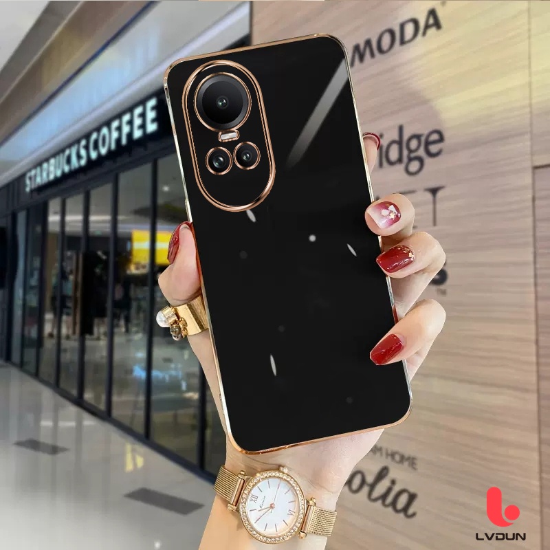 Ốp Điện Thoại Cho OPPO Reno10 5G Reno 10Pro 5G Bảo vệ tay áo mềm tay áo mạ OPPO Reno 10 5G Reno 10Pro 5G 2B-ZB
