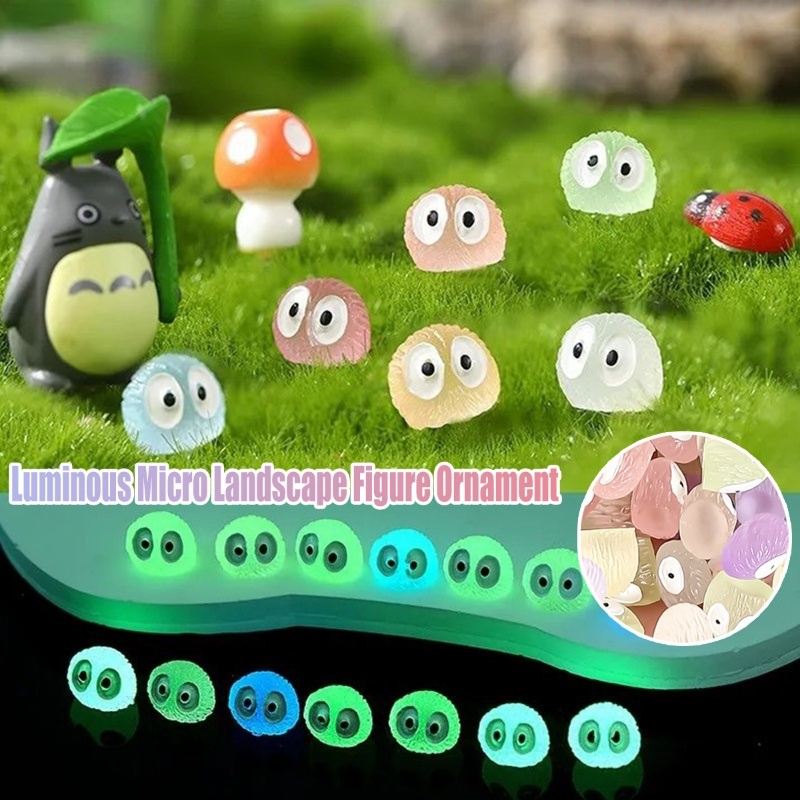 Mô Hình Gà Đẻ Trứng Phát Sáng mini Bằng Nhựa resin Dễ Thương Trang Trí Xe Hơi