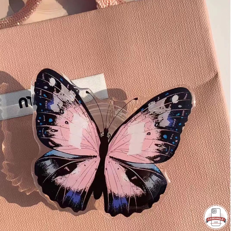 Giá Đỡ Điện Thoại Hình Bướm / Hoa / Ngôi Sao / Trái Tim Màu Gradient Nhiều Màu Tùy Chọn