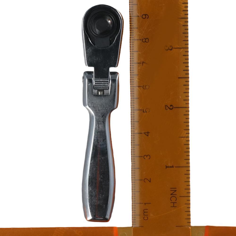 Muvako Cờ Lê 1 / 4 inch 72 Răng 2 Trong 1 Bằng Thép chrome Chuyên Dụng Sửa Chữa Xe Hơi