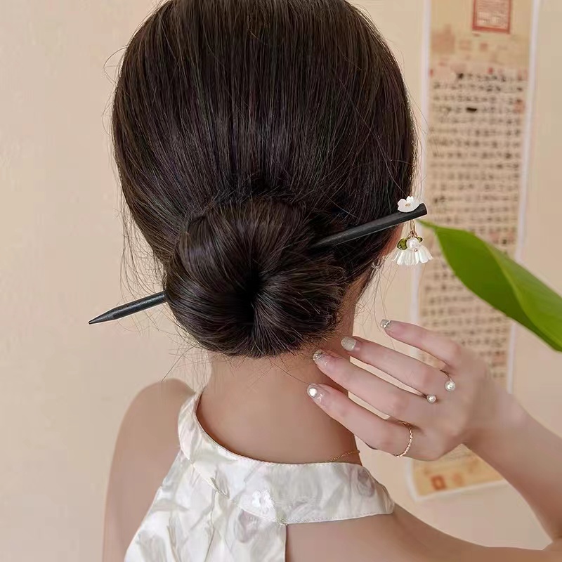 Trâm Cài Tóc hình bướm mặt dây chuyền Đơn Giản Phong Cách Trung Hoa Phụ Kiện Tóc Cho Nữ