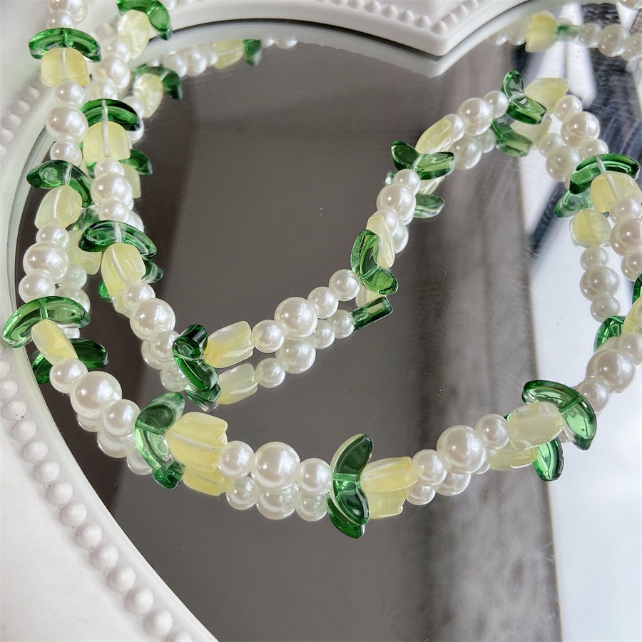 Điện thoại tulip màu vàng chuỗi chéo chéo chéo dây chéo dây đeo máy ảnh