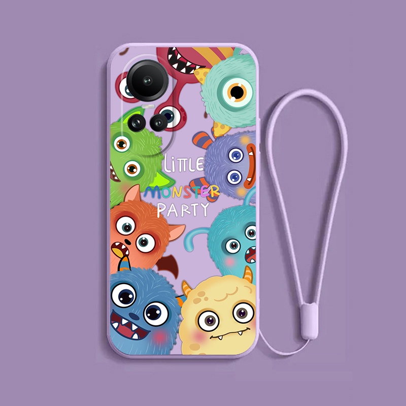 🔥🔥🔥  ốp lưng OPPO Reno 10 10 pro 5G Ốp Điện Thoại  Dẻo Hình Quái cute Vật Hoạt Hình Chống Sốc