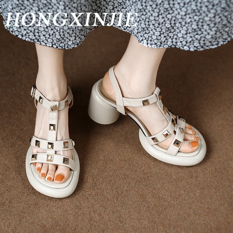 HONGXINJIE dép sandal nữ dép đi biển 2023 HOTSALE Dép cổ điển 073115