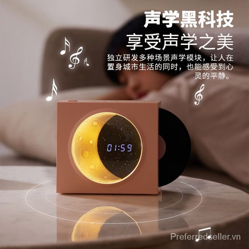 Loa Bluetooth Không Dây Âm Thanh Siêu Trầm Hình Mặt Trăng