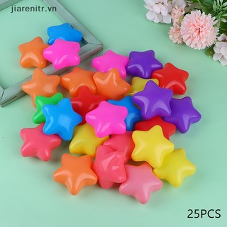 Quả Bóng Nhựa Dày 25 Màu Hình Ngôi Sao / Trái Tim / Sóng Biển Thân Thiện Với Môi Trường Luyện Tập Trí Thông Minh Cho Bé