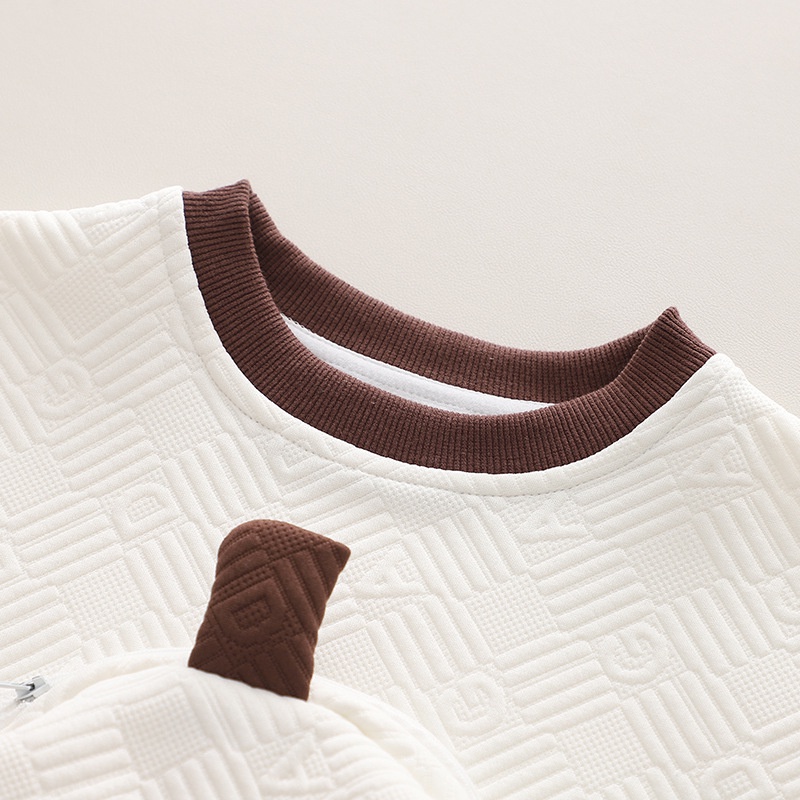 Set Đồ 2 Món Gồm Áo Sweater Cotton + Quần Dài In Họa Tiết Hoạt Hình Phong Cách Thể Thao Thời Trang Mùa Xuân Cho