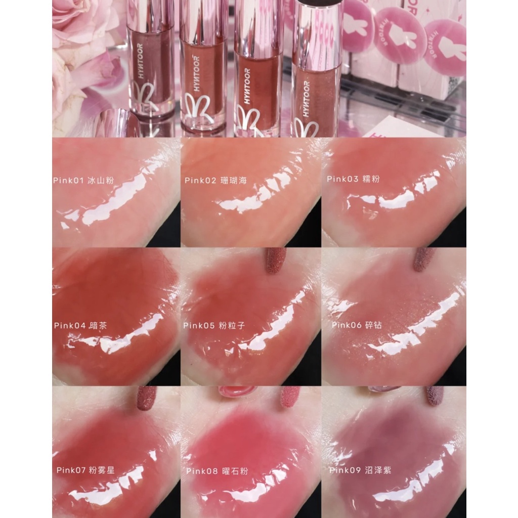 Son bóng Hyntoor thỏ hồng