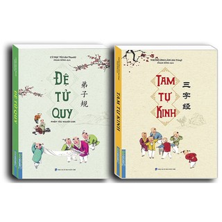 Sách - combo 2 cuốn đệ tử quy + tam tự kinh