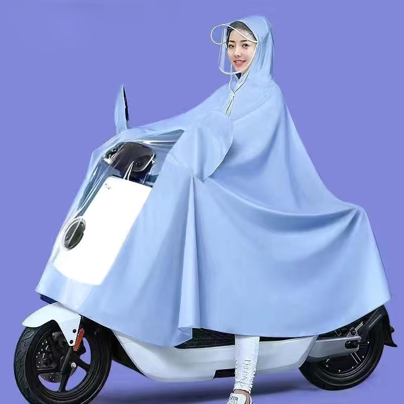 Xe đạp điện áo mưa xe máy poncho chống mưa người lớn nam và nữ cơ thể plus-kích thước dày ắc quy xe hơi áo mưa