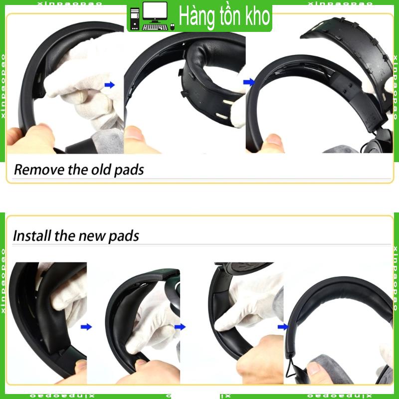 Xi đệm băng đô đệm mềm cho tai nghe dt700 vòng đeo đầu băng đô tay áo