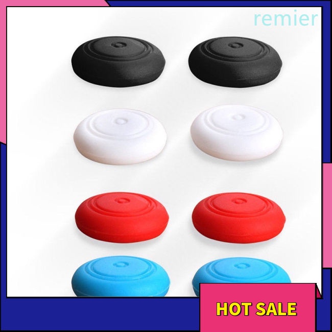 Re 6 chiếc silicone thumbstick thumb stick grip caps cover cho nintendo switch joy-con controller