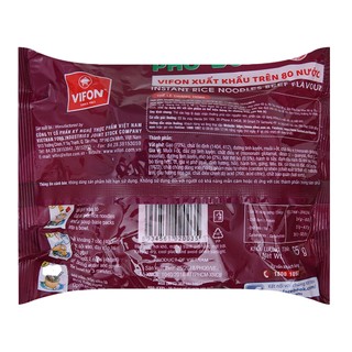 Combo 10 gói phở bò Vifon 65g