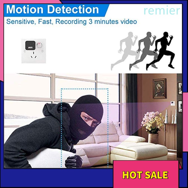 Re hd 1080p wall mini usb charger camera monitor máy quay video giám sát an ninh gia đình