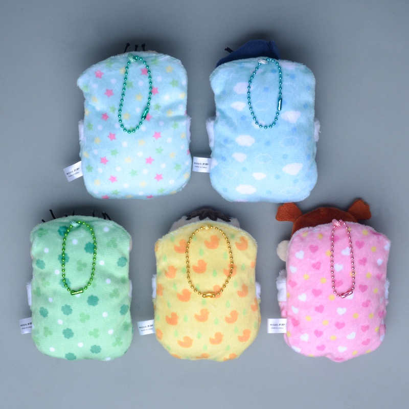 Crayon shin-chan búp bê sang trọng quà tặng cho bé gái túi mặt dây chuyền ngủ toru nene masao boochan đồ chơi nhồi bông cho trẻ em