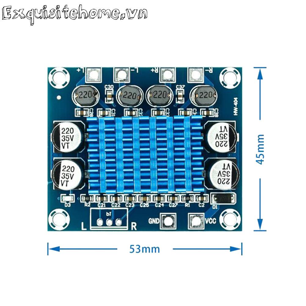 Xh-a232 30w + 30w module khuếch đại loa siêu trầm kỹ thuật số âm thanh bảng kênh đôi