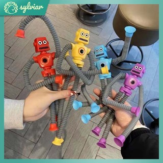[sylviar] Cốc hút kính thiên văn đồ chơi robot vui nhộn ống pop giảm căng thẳng đồ chơi giác quan cho trẻ mới biết đi quà tặng