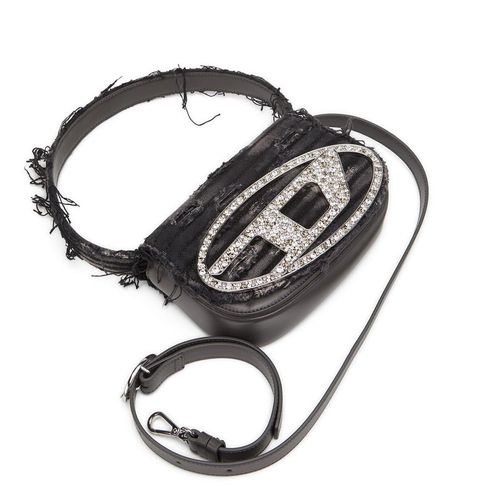 Túi DIESEL 1DR canvas shoulder bag , Túi kẹp nách chữ D jean rách kèm dây đeo chéo mẫu mới T054-TA