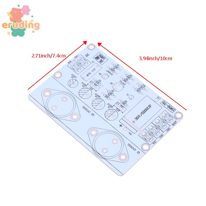 Bảng mạch khuếch đại âm thanh classic hood 1969 pcb hai kênh hifi class a power amp