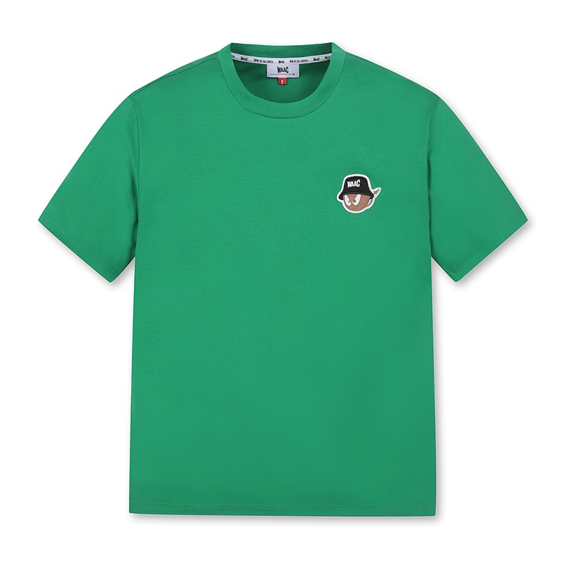 Waac / little devil golf nam tay ngắn mùa hè waacky tròn thời trang cổ tròn tay ngắn t-shirt