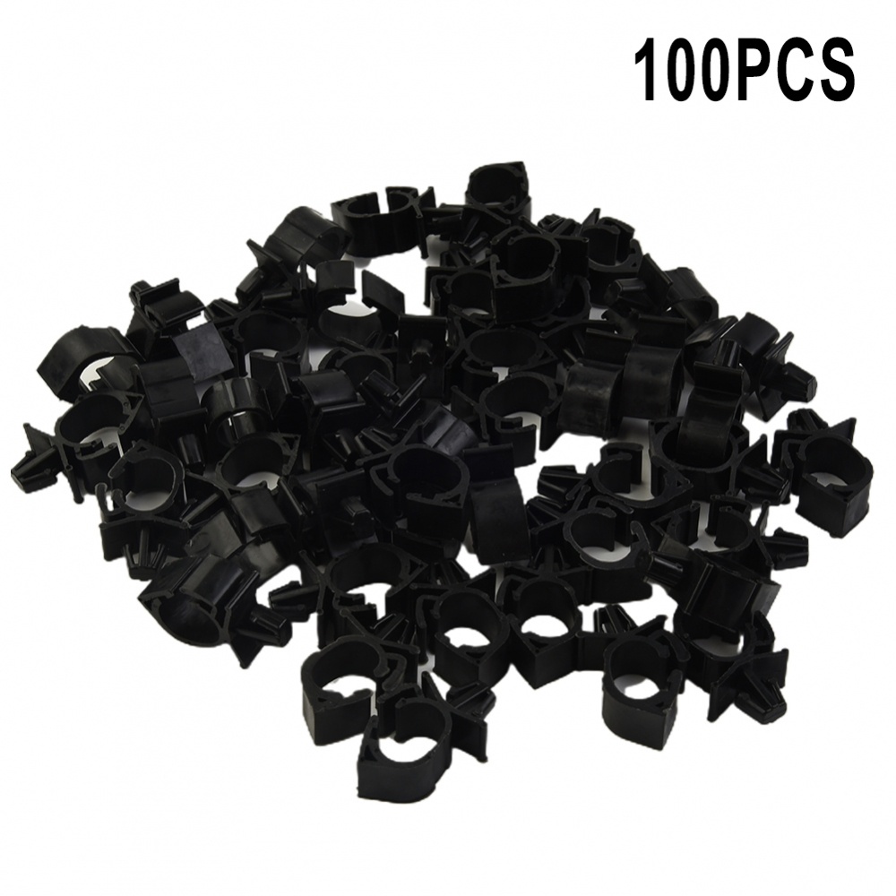 Car Auto Fixed Clip Kits Parts Plastic Practical Tie Wrap Clamp 100pcs/Set