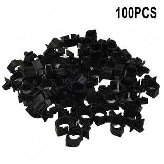 Car Auto Fixed Clip Kits Parts Plastic Practical Tie Wrap Clamp 100pcs/Set