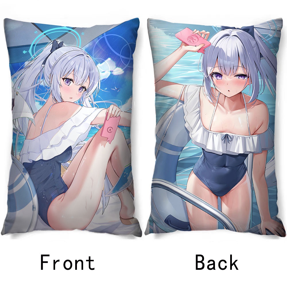 Trò chơi anime blue archive tsukiyuki miyako áo gối hình chữ nhật vỏ gối đệm