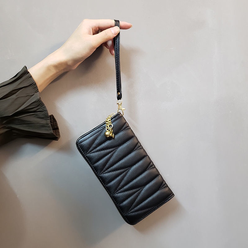 Ví Dài Đa Năng Họa Tiết Kim Cương Thời Trang Cho Nữ