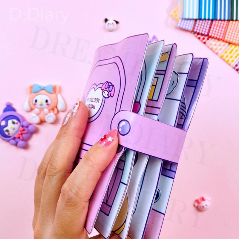 Đồ Chơi Sách Thủ Công Kuromi Doudouben Melody Dễ Thương Cho Bé Gái