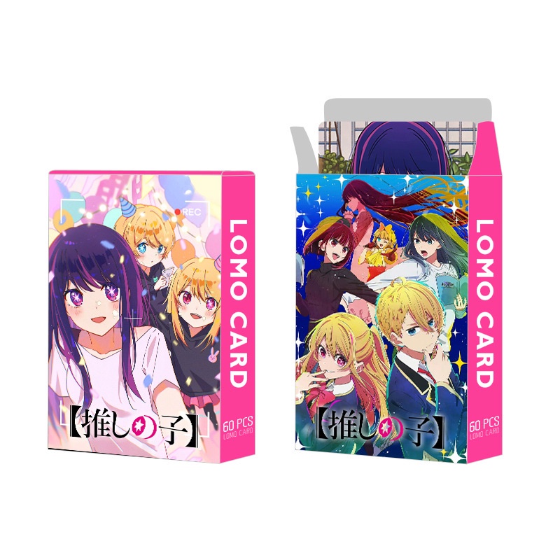 Anime OSHI NO KO Photocard Hoshino Rubii Double Sided Lomo Card 60pcs/box