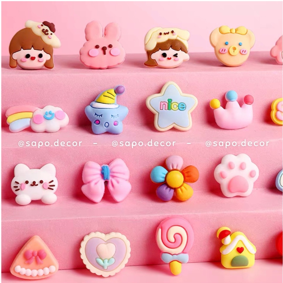 Sticker 3D trang trí bình nước, ốp điện thoại  hộp bút siêu dễ thương - Sapo Decor 4