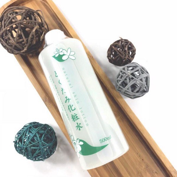 Nước hoa hồng diếp cá/ Tía tô Dokudami Natural Skin Lotion 500ml - Hatomugi