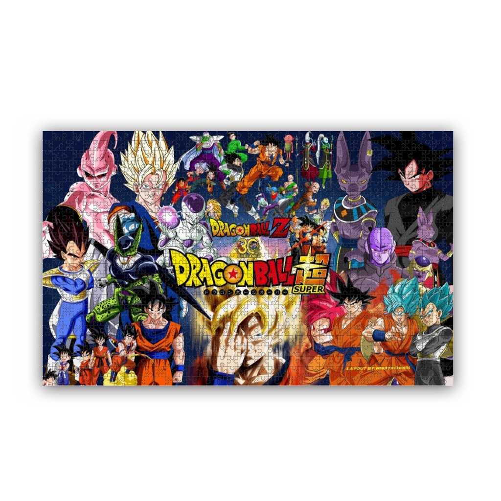 Câu đố ghép hình Dragon Ball, 3005001000 Miếng Xếp Hình Bằng Gỗ, Đồ Chơi Trí Não, Trò Chơi Trí Tuệ - Pt36 1000 Chiếc Ghép Hình Người Lớn Xếp Hình