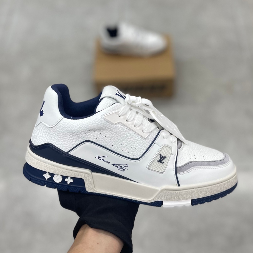 Giày thể thao sneaker  Trainer #54 Signature White Marine