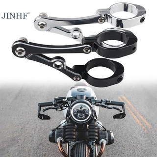 Kẹp gắn đèn pha xe máy jinhf 39mm-41mm giá đỡ đèn pha ống cnc cho harley cafe racer chopper bobber universal hot