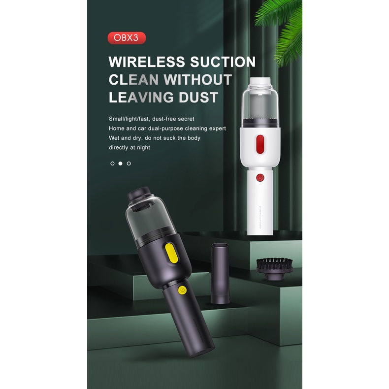 Máy hút bụi ô tô xiaomi không dây gia dụng tiện lợi máy tính để bàn máy hút bụi mini cầm tay mô hình sạc usb công suất cao