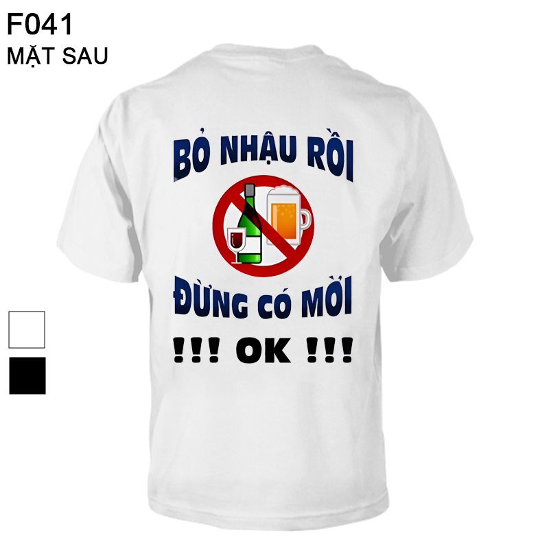 Áo thun nam in hình - Bỏ nhậ.u rồi đừng có mời OK