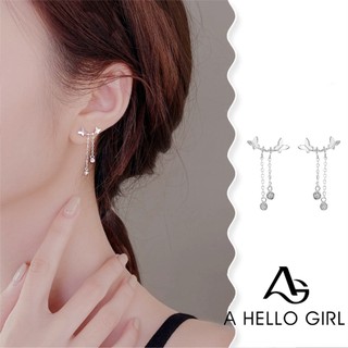Khuyên tai MANYUE bạc mặt bướm dễ thương thời trang tinh tế cho nữ