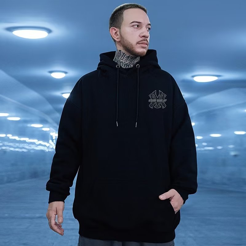 Áo hoodie Dáng Rộng plus size m-8xl Thời Trang Thu Đông Cho Nam