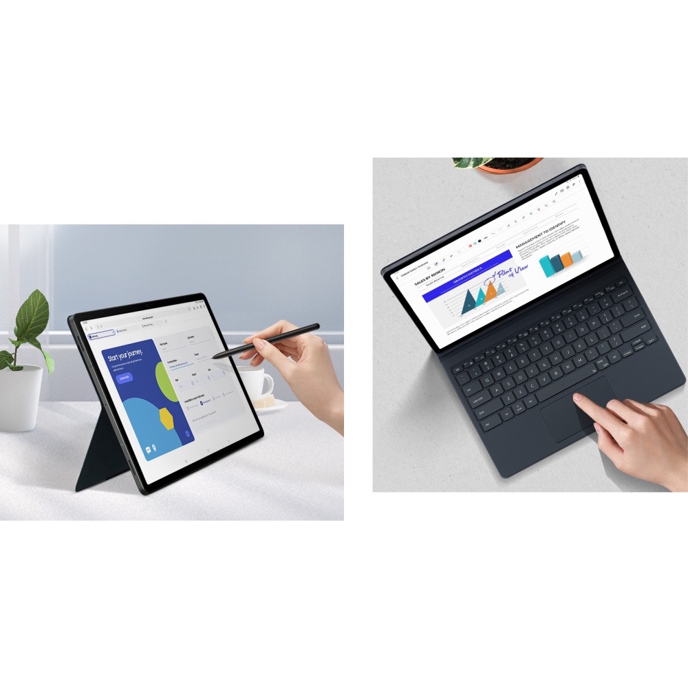 Bao Da Bàn Phím chính hãng Cho Galaxy Tab S9  bản Slim không có chuột touchpad