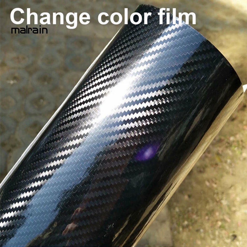 Phim Dán Sợi Carbon 4D Màu Đen Thân Thiện Với Môi Trường Cho Xe Hơi