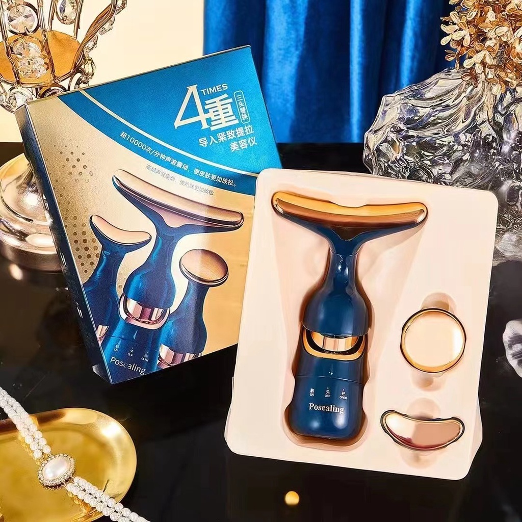 Máy Rung Massage Nâng Và Làm Săn Chắc Da Ba Trong Một