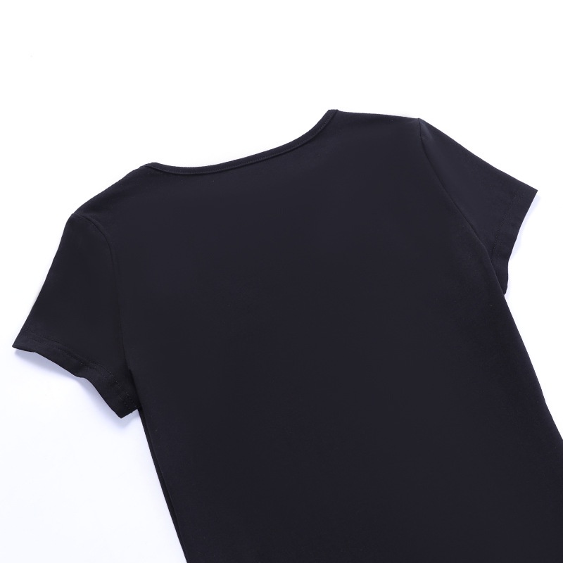 Đầm mini DUNEA ôm dáng khoét rỗng in chữ phong cách hợp thời trang cho nữ